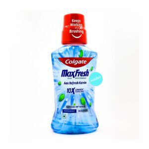 Colgate Maxfresh Plax Mouthwash, Peppermint, 250 ml 3 Colgate Maxfresh Plax Mouthwash Peppermint 1