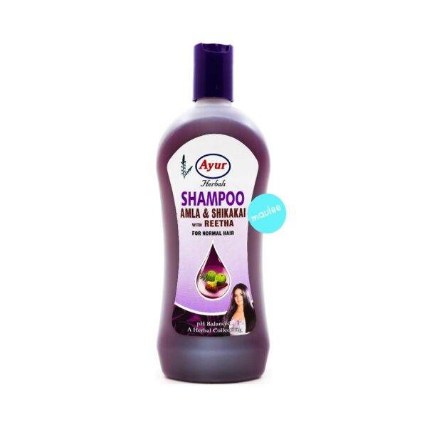 Ayur Herbals Shampoo Amla & Shikakai with Reetha, 500 ml
