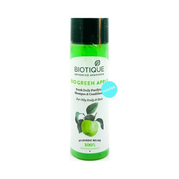 Biotique Bio Green Apple Fresh Daily Purifying Shampoo & Conditioner, 120 ml