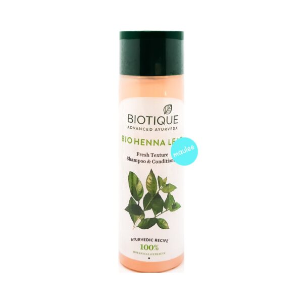 Biotique Bio Henna Leaf Fresh Texture Shampoo & Conditioner, 120 ml