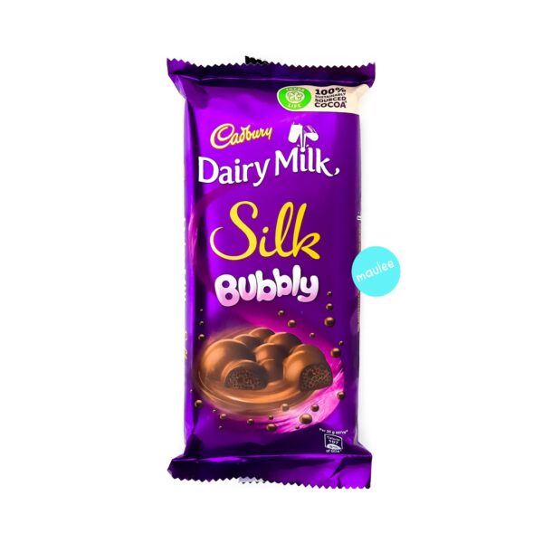 Cadbury Dairy Milk Silk Bubbly, 120 gm
