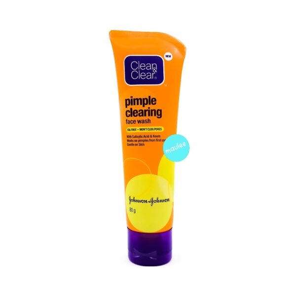 Clean & Clear Pimple Clearing Facewash, 80 gm