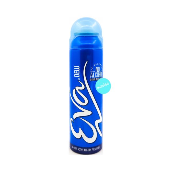 Eva Deodorant Spray for Women, Dew, Blue, 125 ml