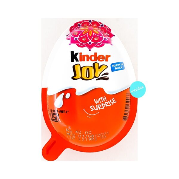 Kinder Joy, Girls, Pink Edition, with Surprise Toy Inside, 20 gm