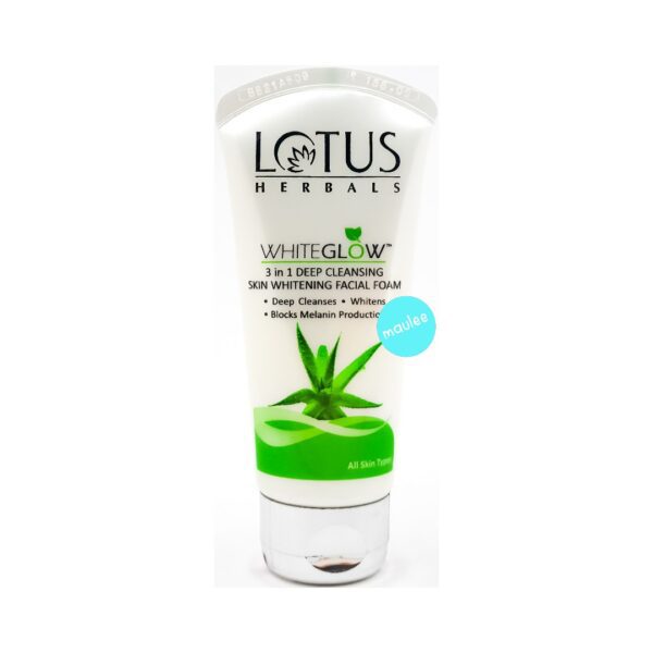 Lotus Herbals WhiteGlow Skin Whitening Facial Foam, 50 gm