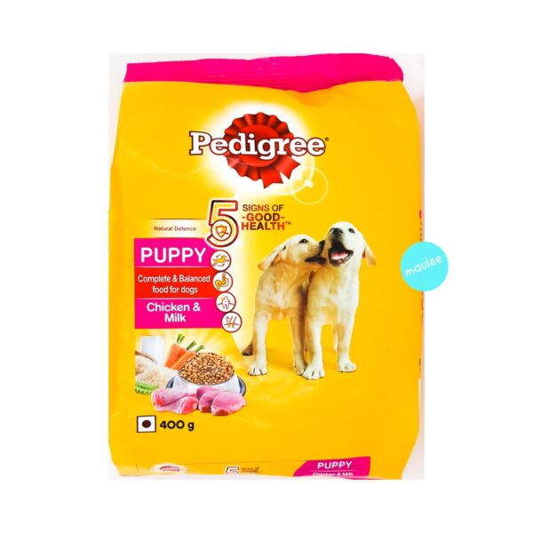 Pedigree Puppy Dog Food, Chicken & Milk, 400 gm
