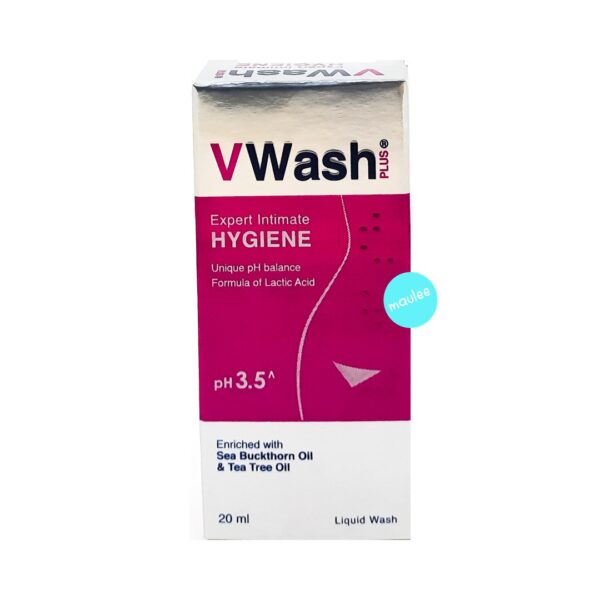 VWash Plus Expert Intimate Hygiene Liquid Wash, 20 ml