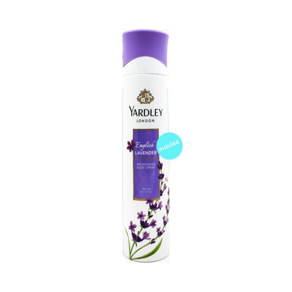 Yardley London Body Spray, English Lavender, 150 ml
