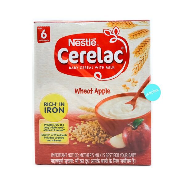Cerelac Baby Cereal With Milk, 6-12 Months, Wheat Apple, 300 gm