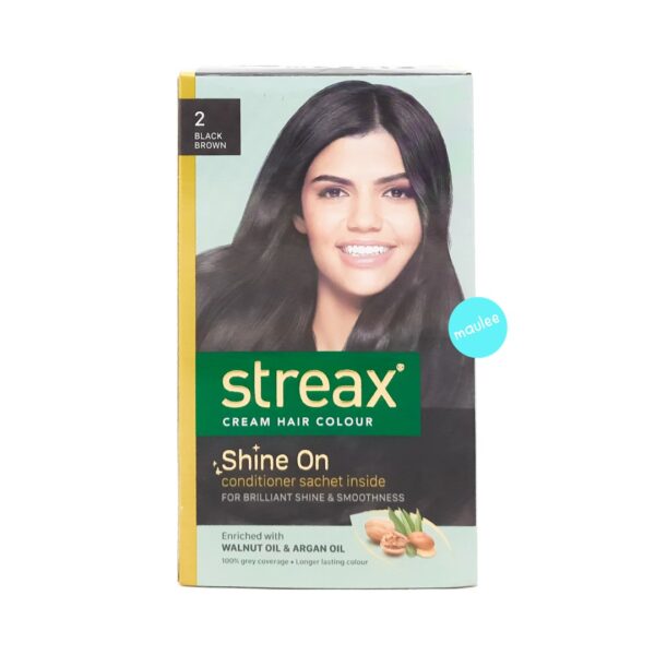 Streax Cream Hair Colour, Black Brown (2)