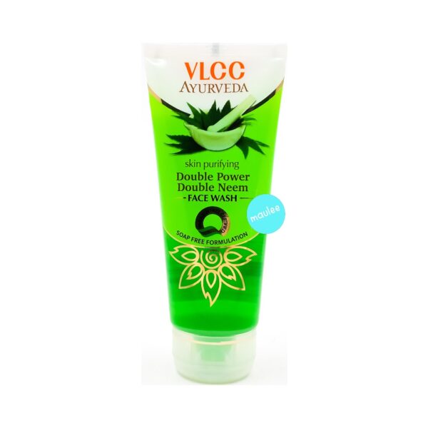 VLCC Ayurveda Double Power Double Neem Facewash, 100 ml