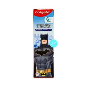 Colgate Toothpaste For Kids 6+ years, Batman, Bubble Fruit Flavour, 80 gm 10 Colgate Toothpaste For Kids 6 years Batman Bubble Fruit Flavour